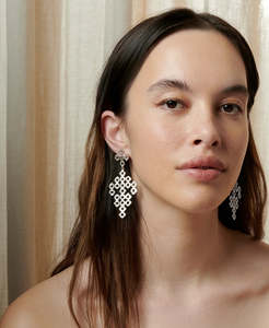 Large Drop Earrings: Chimi Earrings | 925 Sterling Silver