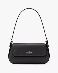 Madison Saffiano Leather Small Flap Shoulder Bag