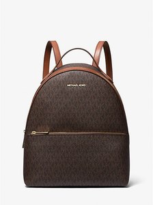 Shiela Medium Logo Backpack in Brown