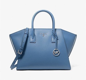Products: Avril Large Leather and Suede Satchel