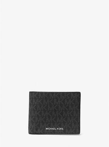 Cooper Logo Billfold Wallet with Passcase in Black