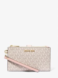 Boxingday2025: Jet Set Travel Signature Logo Smartphone Wallet in Blush Multi