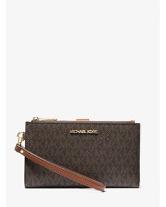 Jet Set Travel Signature Logo Smartphone Wallet in Brown