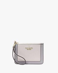 Lena Colorblock Small Card Holder Wristlet in Mountain Grey Multi