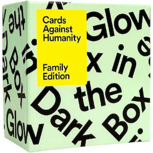 Cards Against Humanity: Cards Against Humanity: First Expansion (Glow in the Dark Box) - Family Edition