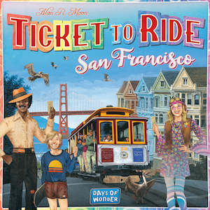 Strategy Board Games: Ticket to Ride: San Francisco (Standalone Board Game)