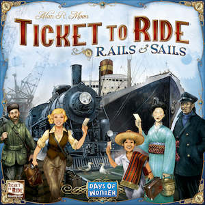Ticket To Ride: Ticket to Ride: Rails & Sails (Standalone Board Game)