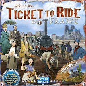 Ticket to Ride: France & Old West (Expansion Maps)