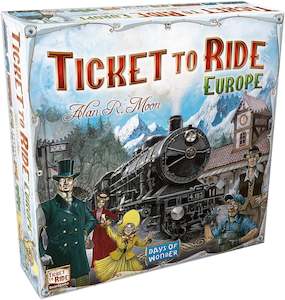 Strategy Board Games: Ticket to Ride: Europe (Board Game)
