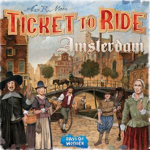Strategy Board Games: Ticket to Ride: Amsterdam (Standalone Board Game)