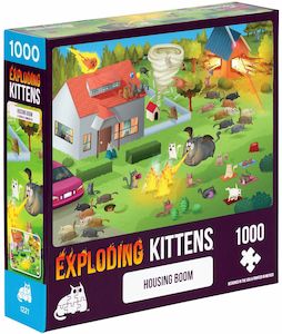 Exploding Kittens: Housing Boom (1000pc Jigsaw)