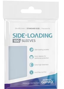 Ultimate Guard: Precise-Fit Sleeves - Side-Loading (Standard Size) - Transparent (100)