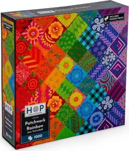 Puzzles: House of Puzzles: Patchwork Rainbow (1000pc Jigsaw)