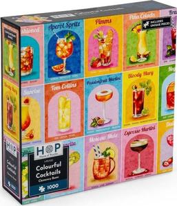 House of Puzzles: Colourful Cocktails (1000pc Jigsaw)
