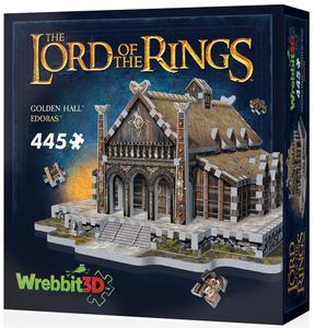Puzzles: Wrebbit3D: LoTR Edoras Golden Hall - 3D Puzzle (445pc Jigsaw)