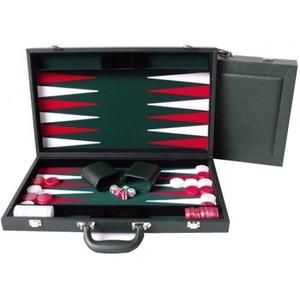 Dal Rossi Italy: Dal Rossi Backgammon 15" PU Leather - Green
