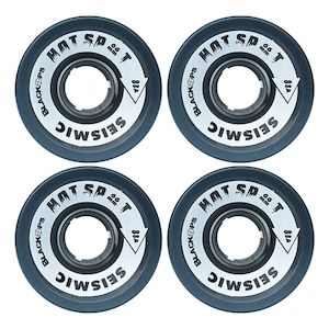 Seismic Hot Spot 66mm 88A Black Smoke Longboard Wheels