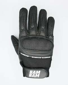Slide Gloves: Bam Bam Leather Gloves "Solid"