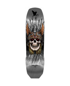 Longboard Decks: Powell Peralta Andy Anderson Baby Heron – Silver Foil – 9.75”