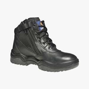 Mongrel: MONGREL - Zip Sider 6" Safety Boot - Black