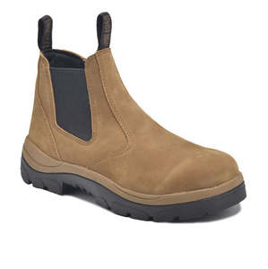 390TZN | Non Safety Taupe Side Elastic Boot + Zip