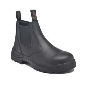 Side Zips: 390BZN | Non Safety Black Side Elastic Boot + Zip