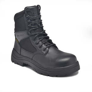 Side Zips: 790BZN | Tactical Black Boot (20cm)