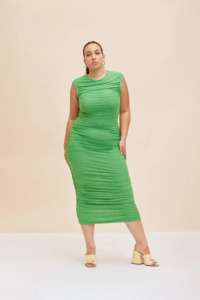 Bounce Mesh Tank Dress