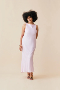 Midi: Firebird Cowl Gown in Festival Bloom