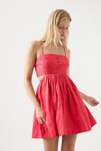 Mini: Liza Ruched Baby Doll Dress