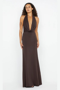 Holiday 1: Nessie Cowl Neck Maxi Dress