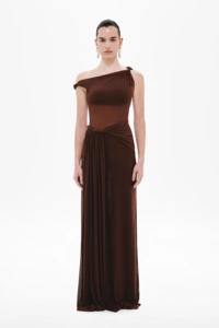 21st 1: The Sisal Maxi Dress in Espresso