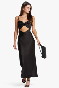 Ex Rentals: Oliviera Twist Front Midi Dress For Sale