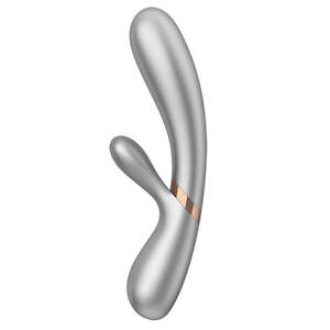 Vibrators: Satisfyer Hot Lover Vibrator - Silver/Champagne