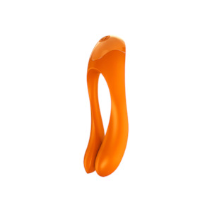 Vibrators: Satisfyer Candy Cane Finger Vibrator - Orange