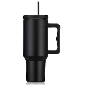 Sports Nutrition: 1200mL Tumbler with Handle - Black