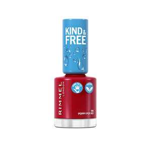 Rimmel London: Rimmel London KIND & FREE Plant-Based Nail Polish - 156 Poppy Pop Red