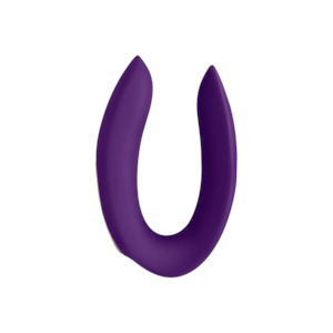 Satisfyer Double Plus Remote Partner Vibrator - Purple