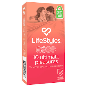 LifeStyles 10pk Ultimate Pleasure Condoms