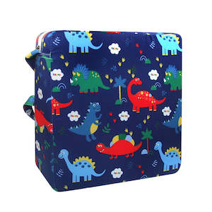 Toddler Feeding: Kids Dismountable Highchair Booster Cushion - Blue Dino