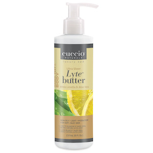 cuccio NATURALE Lyte Butter Blend 237mL - White Limetta & Aloe Vera