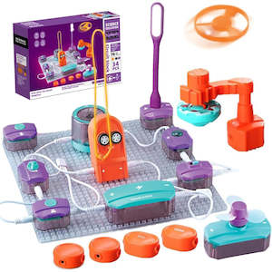 Toys Nz: 34 pcs. Science Experiments Circuit Board Kit