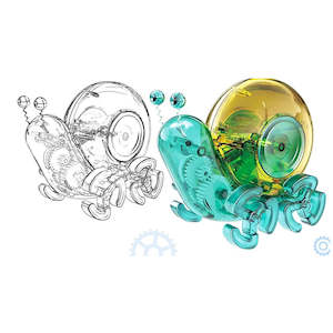 Toys Nz: Solar Power Building Kit DIY Toys - Snail