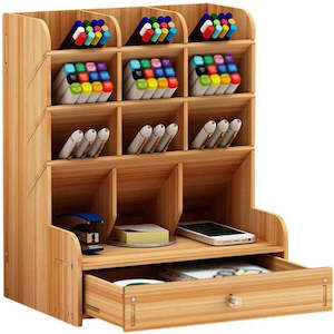 Wooden Desk Organiser - Type B