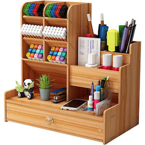 Wooden Desk Organiser - Type A