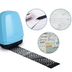 School Office Stationery: Identity Theft Protection Roller Stamp