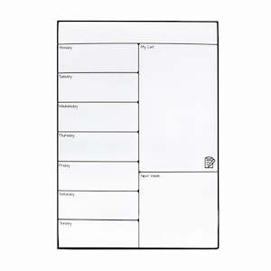 Office Supplies: Magnetic Dry Erase Calendar Weekly Board for Fridge