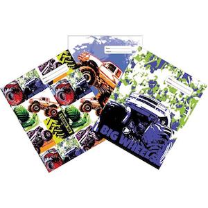 Spencil Big Wheels II Book Cover Assorted Pack of 3