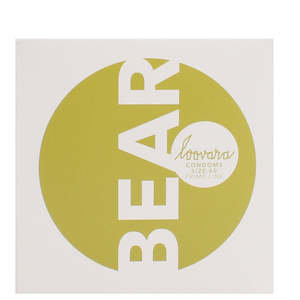 Sexual Health: Loovara BEAR Condoms 12's - Size 60