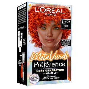L'Oréal Paris MetaVivids Préférence Semi Permanent Hair Colour - 6.403 Meta Coral